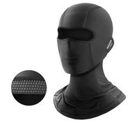 2XK-NOV Pasamontañas Máscara Balaclava Motocicleta - Protector UV Braga Cuello, Bufanda Snowboard, Bicicleta Moto, Esquí, Ciclismo Hombre y Mujer, Verano e Invierno (Talla única, Negro-Verano)