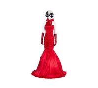 (2XL) Disfraz de Cruella Kuyla Vil De Cosplay 101 Loyal Dog Coswear Ropa de rendimiento