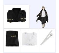 (2XL,Manjiro Sano full set)Tokyo Revengers Manjirou Sano Mikey Cosplay Mens Costume Outfits Halloween Suit