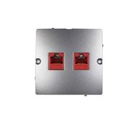 2xRJ45 Simon Basic BMF52.02/21 ordenador doble toma de corriente