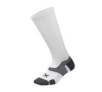 2XU UK 9336340666608 Calcetines, Hombre, White/Grey, XXL