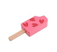 2xWooden Mini Strawberry Popsicle Food Play Set Kids Kitchen Pretend Play Toy