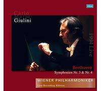 ベートーヴェン : 交響曲 第3番 「英雄」 & 交響曲 第4番 (Beethoven : Symphonien Nr.3 & Nr.4 / Carlo Maria Giulini | Wiener Philharmoniker) (1994 Live Recording Edition) [3LP] [日本語帯・解説付] [Limited Edition] [Analog]