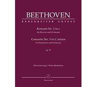 ベートーヴェン: ピアノ協奏曲 第3番 ハ短調 Op.37/原典版/(英語,独語)/デル・マー編: ピアノリダクション版(ソロピアノパート譜付)/ベーレンライター社/ピアノ・ソロ