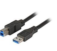 3.0 m USB 3.0 A/B 3 m USB A USB B Male Male Black USB Cable - USB Cables (3 m, U