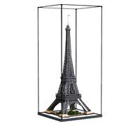3,094/5,000 Vitrina Grande de acrílico para Lego 10307 Torre Eiffel, Caja de colección Transparente, de aleación, Resistente al Polvo, tamaño: 60 x 60 x 155 cm (sin Modelo) (Black Base)