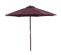 3.0M Cantilever Hanging Sun Umbrella Large Garden Parasol in Aluminium S Lightweight Sturdy UV Protective for B