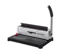 3:1 Pitch Twin-Loop Wire Binding Machine 34-Hole A4 Punching Machine 12 Sheets Of A4 Paper Proyectos escolares en casa