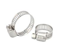 3-10 Uds abrazadera de manguera ajustable 6-311mm engranaje helicoidal de acero inoxidable clip de manguera bloqueo de manguera for tubería de agua plomería(27-51mm 3pcs)