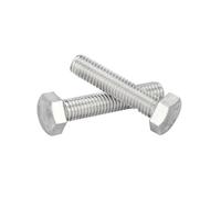 3-100pcs M1.6/M2/M2.5/M3/M4/M5/M6 Tornillos de máquina con cabeza hexagonal en acero inoxidable, M1.6x10mm