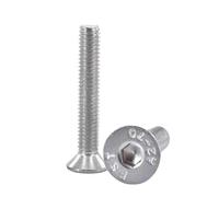 3-10PCS 304 Tornillos Con Cabeza Hexagonal De Acero Inoxidable M5 M6 M8 Pernos Máquina for Avellanados(30mm,M8(3pcs))