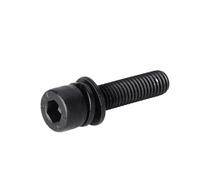3-10PCS M3 M4 M5 M6 Pernos De Cabeza Casquillo Negro Arandela Plana/resorte 12.9 Longitud Del Plumero: 6 Mm ~ 50(12mm,M5-5Pcs)