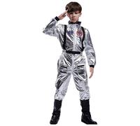 3-12 Años Disfraz Cosplay Infantil Disfraz de Astronauta para Niños Traje Espacial para niño para Halloween Nave Espacial Traje De Vestir Regalo para Fiesta Carnaval