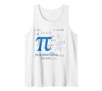 3.14 Feliz día P es irracional, así Que Soy Divertido Profesor de matemáticas Camiseta sin Mangas