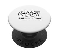 3.14 Feliz día P es irracional, así Que Soy Divertido Profesor de matemáticas PopSockets PopGrip Adhesivo