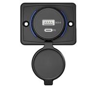 3.1A USB Outlet Charger - Wall Mount Charging Port Adapter, Indicator Light Replacement Socket, Car RV Bus Phone Power Supply Accessory | Vehicle Charging Upgrade, Travel Electronics Support Solution