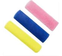 3/1Pcs Exfoliating Mesh Net Bath Sponge Washcloth For Shower Skin Smoother Loofah Bast Wisp For Body Scrubber(Pink yellow blue)