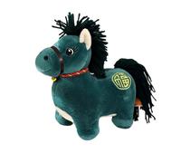 3. 2026 estrella signo de estrella caballo peluche peluche animal valiente símbolo prospera chino Año Nuevo decoración del hogar para todas las edades de vellón caballo estatuilla hogar