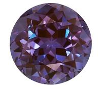 3.25 Ratti - Piedra de Alejandro de color morado de forma redonda, piedra preciosa alejandrita original certificada por laboratorio para hombres y mujeres--B0BX3BBBMRNAMZ