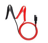 3.2FT 15AWG SAE a Pinza de cocodrilo de batería, Adaptador de liberación rápida SAE de 12 V a Pinzas de cocodrilo Cable de desconexión rápida