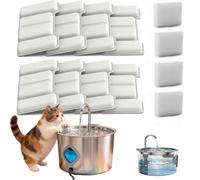 3.2L Dog Fountain Water Bowl with Quad Filtration, Stainless Steel Water Fountain for Dogs, Quiet Continuous Flow Pet Water Dispenser for Multi-Pet Homes (8 Filter + 4)