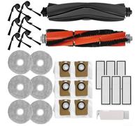 3.3L Bolsas de polvo y juego de accesorios de vacío, cepillo principal cepillo de goma Filtros HEPA Paños de fregona para Xiaomi Robot Vacuum 5/5 Pro