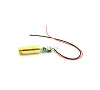 3-4.2V Green Laser 532nm 5mw Diodo Laser Dot Module con cable y 12X60mm