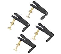 3/4 4/4 Recortador de violín Gancho de cuerda negro 4PCS Accesorios de violín recortador de metal accesorios violín