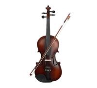 3/4 4/4 Violín Profesional Acústico Madera Sólida Mate Con Estuche Arco Principiante Instrumento Musical Violín Ébano Accesorio (Color : 3-4 Violin Set 1)