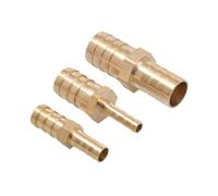 3/4/5/6/8/10/12/13/14/16/19/25/32mm espiga for manguera OD latón recto 2 vías conector reductor de púas acoplador(25-19mm)