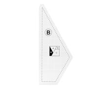 3/4/5 piezas acrílico transparente Quilt Regla para cortes de tela Costura Patchwork Regla para bordado de edredones, manualidades