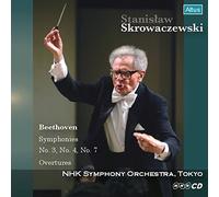 ベートーヴェン : 交響曲 第3番 第4番 第7番 序曲 (Beethoven : Symphonies No.3, No4, No.7 | Overtures / Stanislaw Skrowaczewski | NHK Symphony Orchestra, Tokyo) [2CD] [日本語帯・解説付]