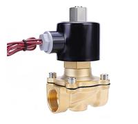 3/4'' Brass Normally Open Solenoid Valve 24V 12V 220V 110V Water/Gas Solenoid Valves(G_220VAC_NBR-SEAL)