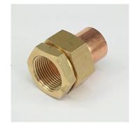 3/4" BSP Brass Female-22mm I.D Copper Socket End Feed Union Pipe Adapter YZWRWRMKTB