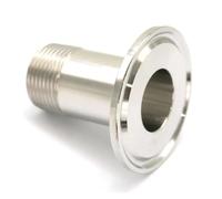 3/4" BSP Male x 1.5" Tri Clamp 304 Stainless Steel Pipe Fitting Connector For Homebrew