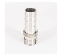 3/4" BSPT Male x 15mm Hose Barbed 304 Stainless Steel Pipe Fitting Hose tail Connector
