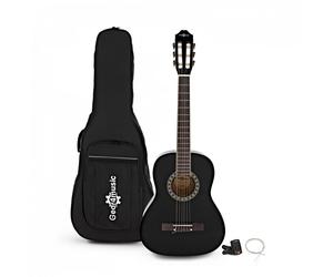 3/4 Classical Guitar Pack Black by Gear4music