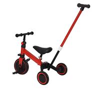 3/4 en 1 triciclo infantil evolutivo de 1 a 4 años, bicicleta de aprendizaje para niños, bicicleta de equilibrio con pedales extraíbles, bicicleta sin pedal, para niños y niñas de 1 a 4 años