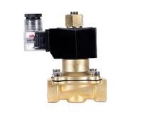 3/4'' IP65 Waterproof Brass Solenoid Valve Normally Open 24V 12V 220V 110V Water/Gas Solenoid Valves For Humid Environment(G_12VDC_VITON-SEAL)
