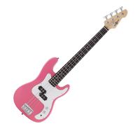 3/4 LA Bass Guitar by Gear4music Pink