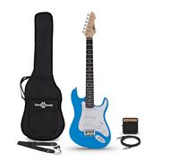 3/4 LA Electric Guitar Blue Mini Guitar Amp Pack
