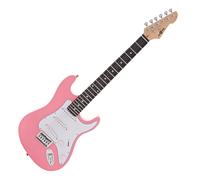 3/4 LA Electric Guitar by Gear4music Pink