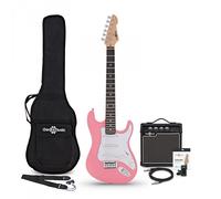 3/4 LA Electric Guitar Pink 10W Guitar Amp & Accessory Pack