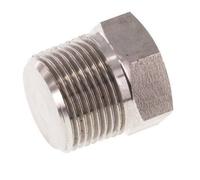 3/4'' NPT macho Tapón de cierre de acero inoxidable con hexágono exterior 170 Bar