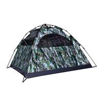 3-4 Person Camping Tent Outdoor Double Decker Backpacking Tent Automatic Instant Pop Up Tent For Outdoor Sports with Camouflage