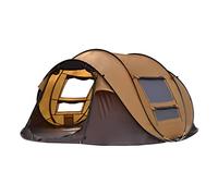 3~4-Person Pop Up Dome Tent, Portable Tent, Automatic Setup, Instant Family Tents for Camping, Backyard, Mountaineering, Hiking & Traveling, Carry Bag Included