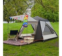 3-4 Persona Tienda emergente automática con Carpa para Acampar para Carpas de cabañas portátiles de Familia para Acampar al Aire Libre Pesca de Senderismo Hola