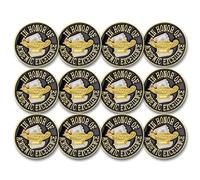 3/4 pulgadas en honor de excelencia académica solapa Pin - paquete de 12, Poly Bolsa
