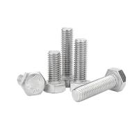 3/5/10/20 Piezas 304 Tornillo Hexagonal Externo De Acero Inoxidable Perno Cabeza M1.6 M2 .5 M3 M4 M5 M6(M3-10pcs,10mm)