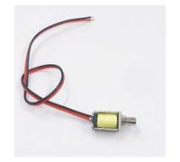 3/5/10 piezas de CC 3 V, 5 V, 6 V, 9 V, 12 V, 8 mm x 10 mm, mini electroimán de CC de tipo Push-Pull, marco abierto, resorte, solenoide, de 4 mm(DC 5V-6V,5pcs)